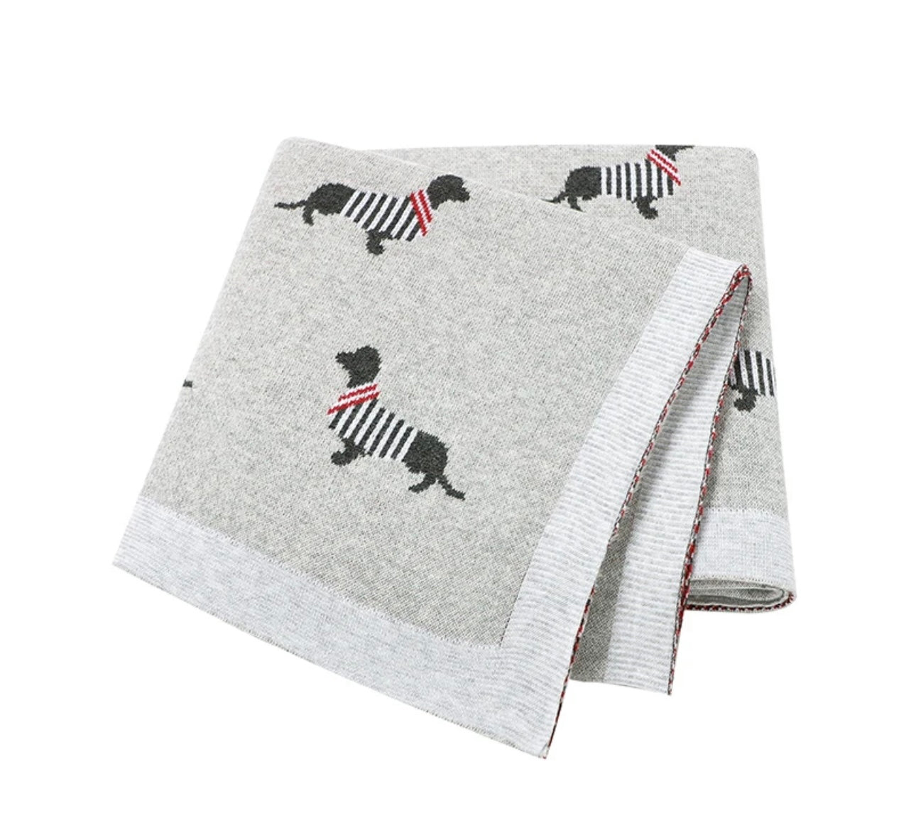 Sausage Dog Baby Blanket