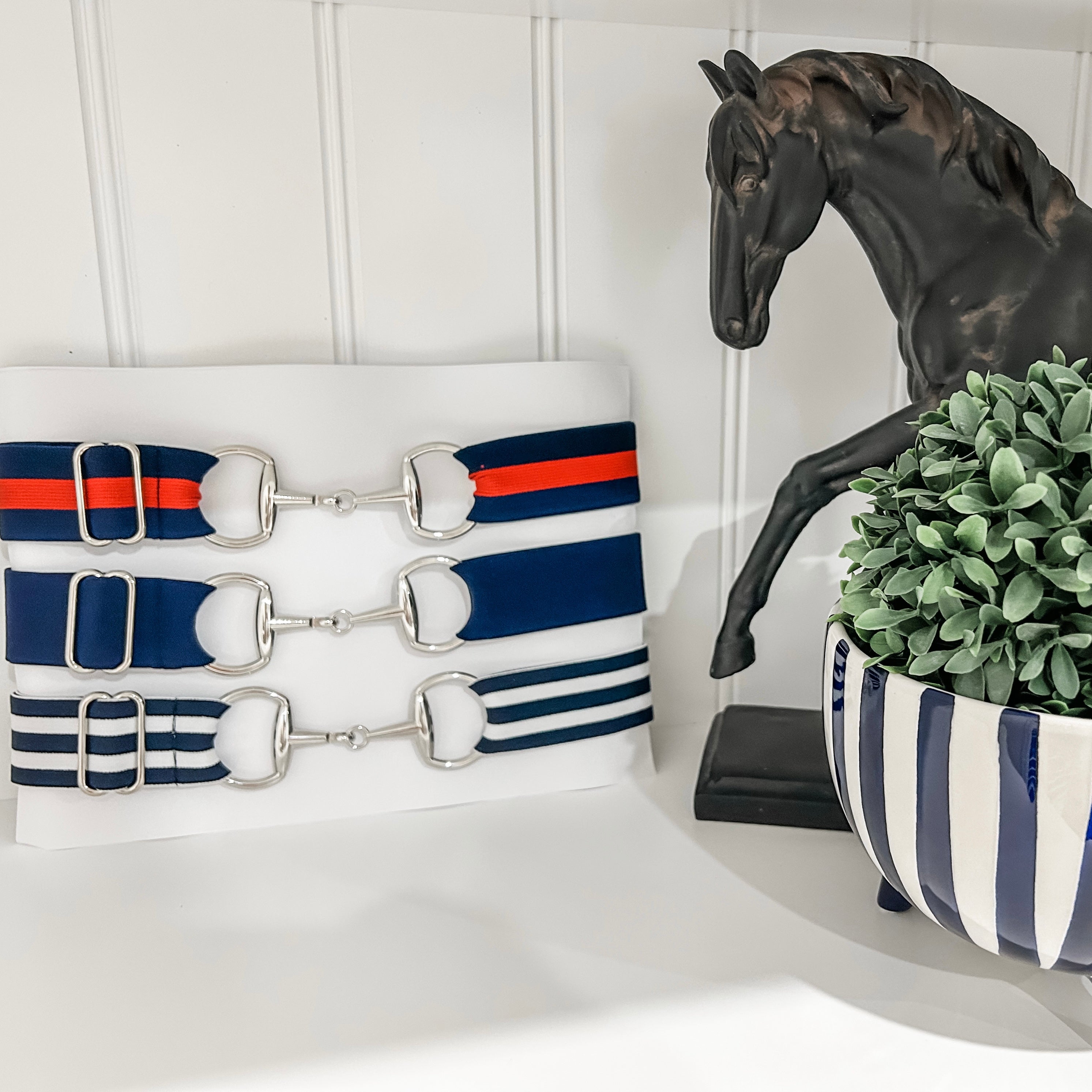 Snaffle Bit Elastic Belts