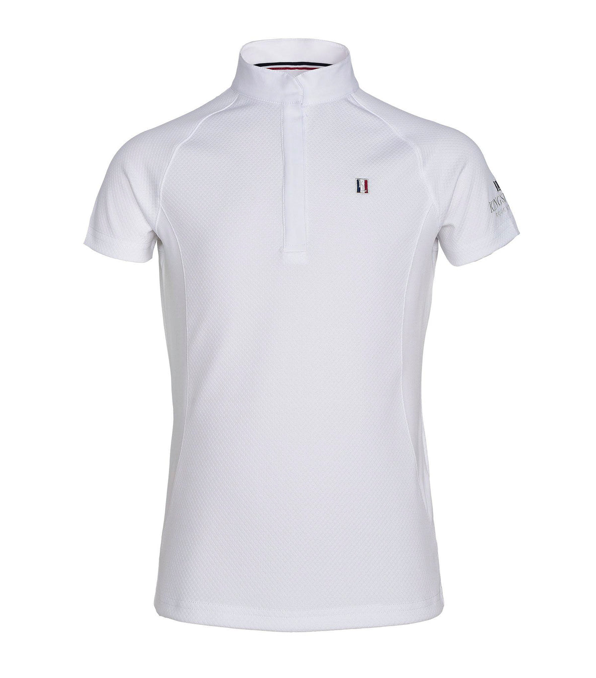 Kingsland Classic Girls’ Short-Sleeve Show Shirt — White