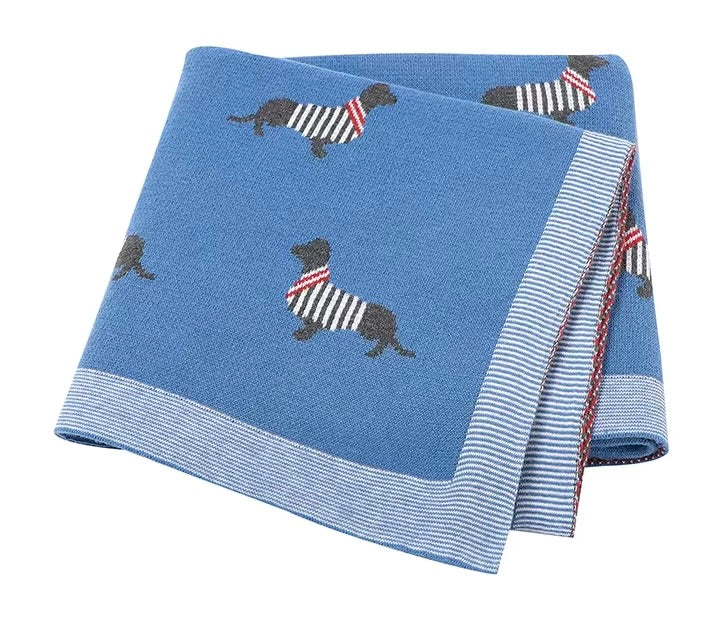Sausage Dog Baby Blanket