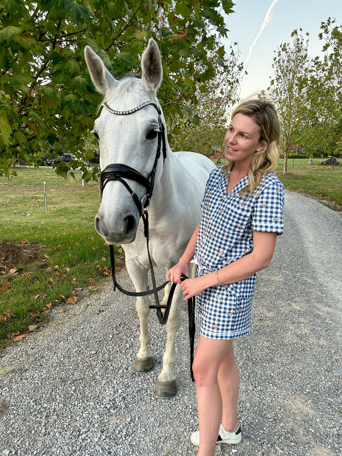 Ladies horse print outlet pyjamas